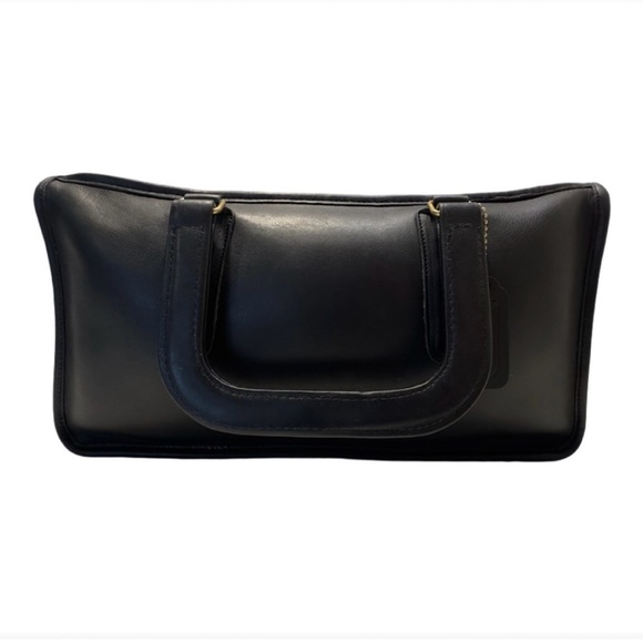 COACH Vintage Bonnie Cashin Slim Leather Bag Clutch, black - Picture 9 of 10